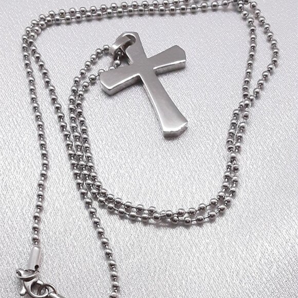 Stuller Other - NEW Stuller Stainless steel cross necklace